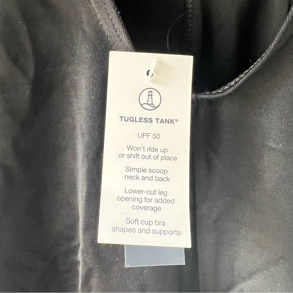 NWT Lands' End Chlorine Resistant Scoop Neck Soft Cup Tugless One Piece 16 - Picture 4 of 5